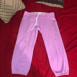 Calvin Klein capri sweat pants